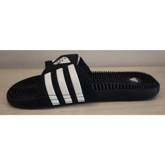 adidas 78261 Men's Sz 13 Navy/White Adissage Slip-On Sandals - Picture 5 of 7